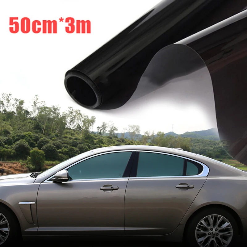 

Vehemo for UV Proof 50x300cm Auto Tint Film Car Tint Film Vehicle Car Decor Window Tint Film Universal Car Styling
