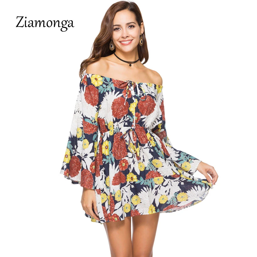 short loose dress with long sleeves