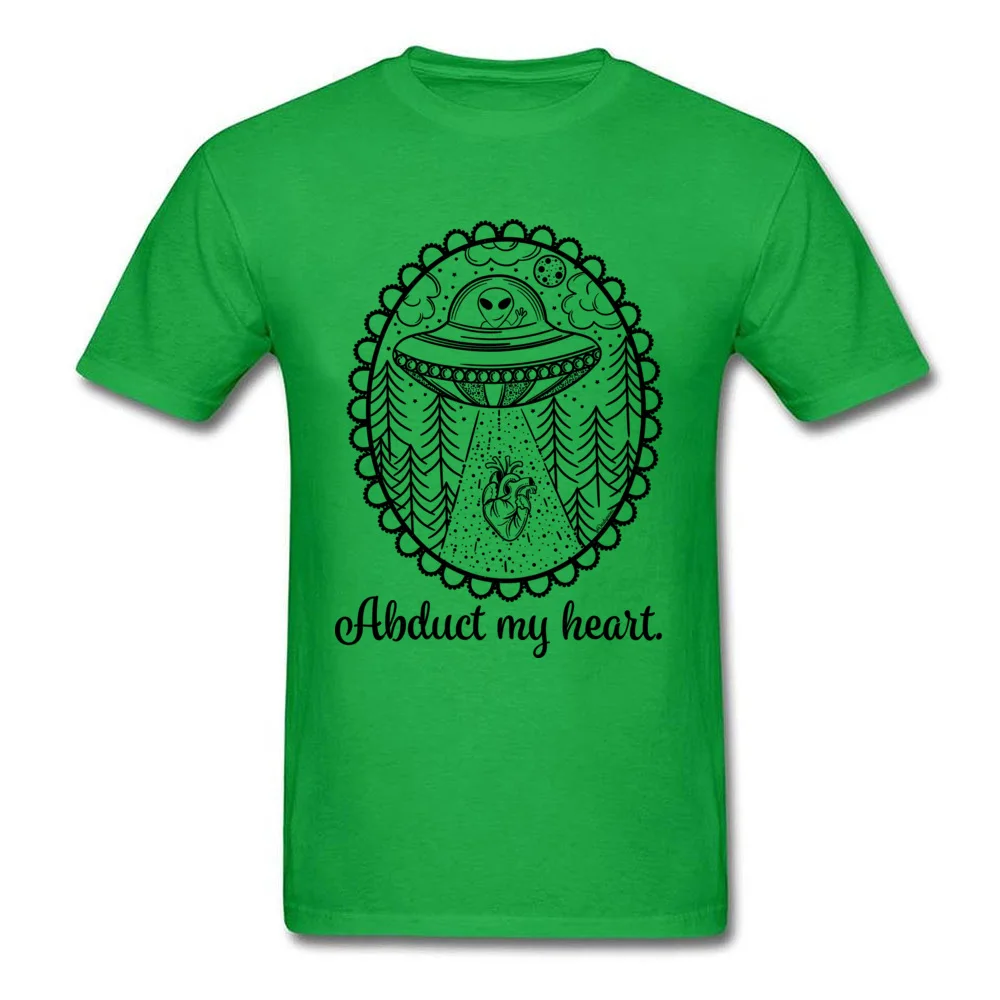 Abduct My Heart Europe Short Sleeve Tops T Shirt Summer/Autumn O Neck Pure Cotton Men Tshirts Europe T Shirt Oversized Abduct My Heart green