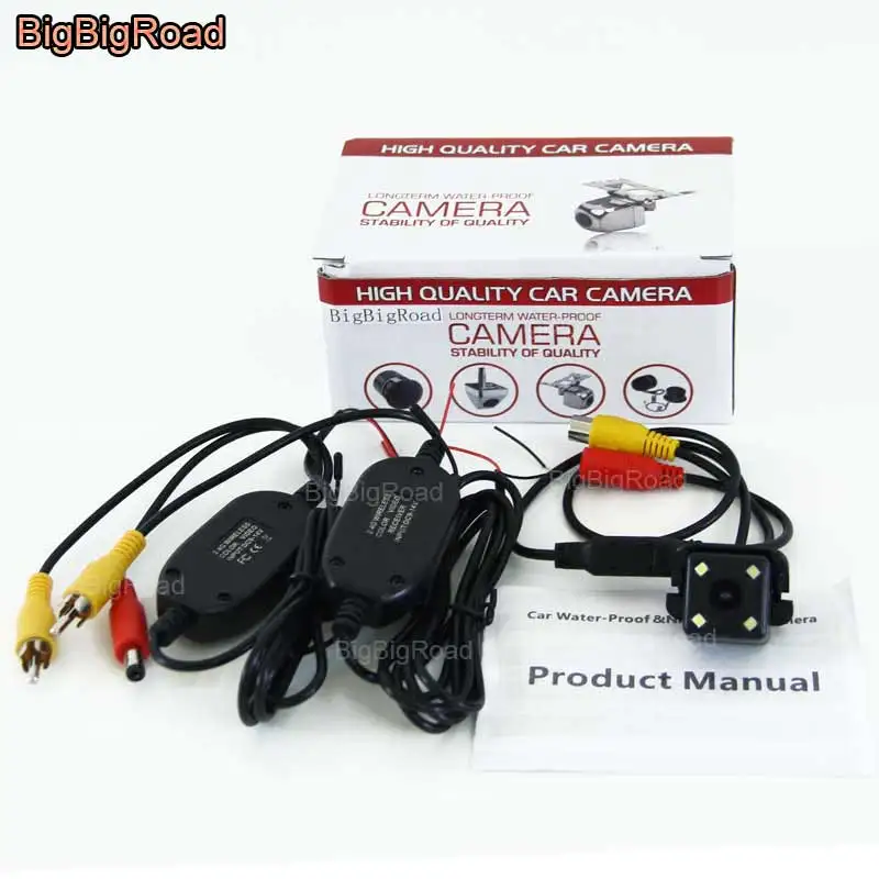 

BigBigRoad For toyota camry 2009 2010 2011 Wireless Camera Car Rear View Reversing Camera Night Vision HD CCD Parking Camera