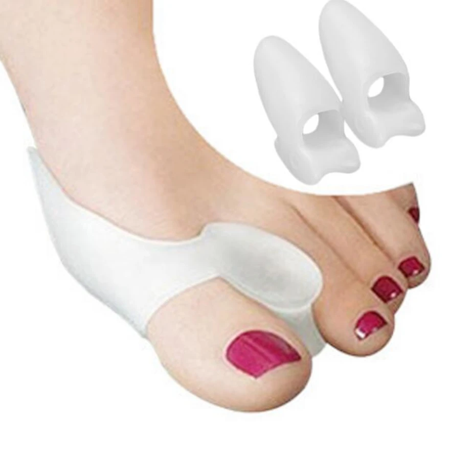 2 шт. силиконовый разделитель для ног без коробки|gel toe|toe separatorbeetle-crusher bone |