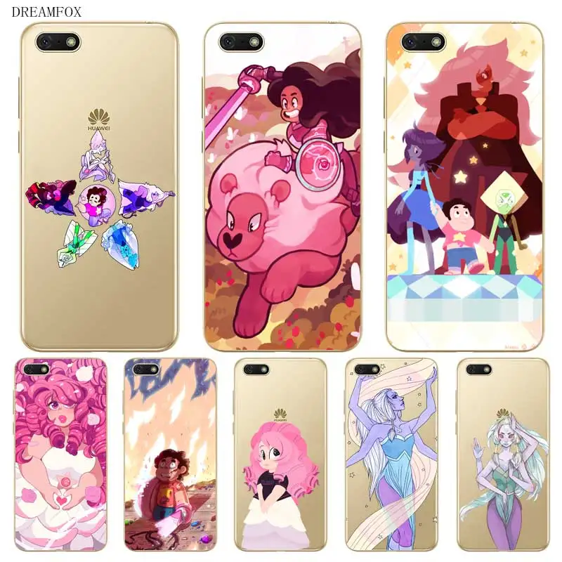 N416 Steven Universe Soft TPU Silicone Case Cover For Huawei Honor 6A 6C 6X 7A 7C 7S 7X 8 Lite Pro |