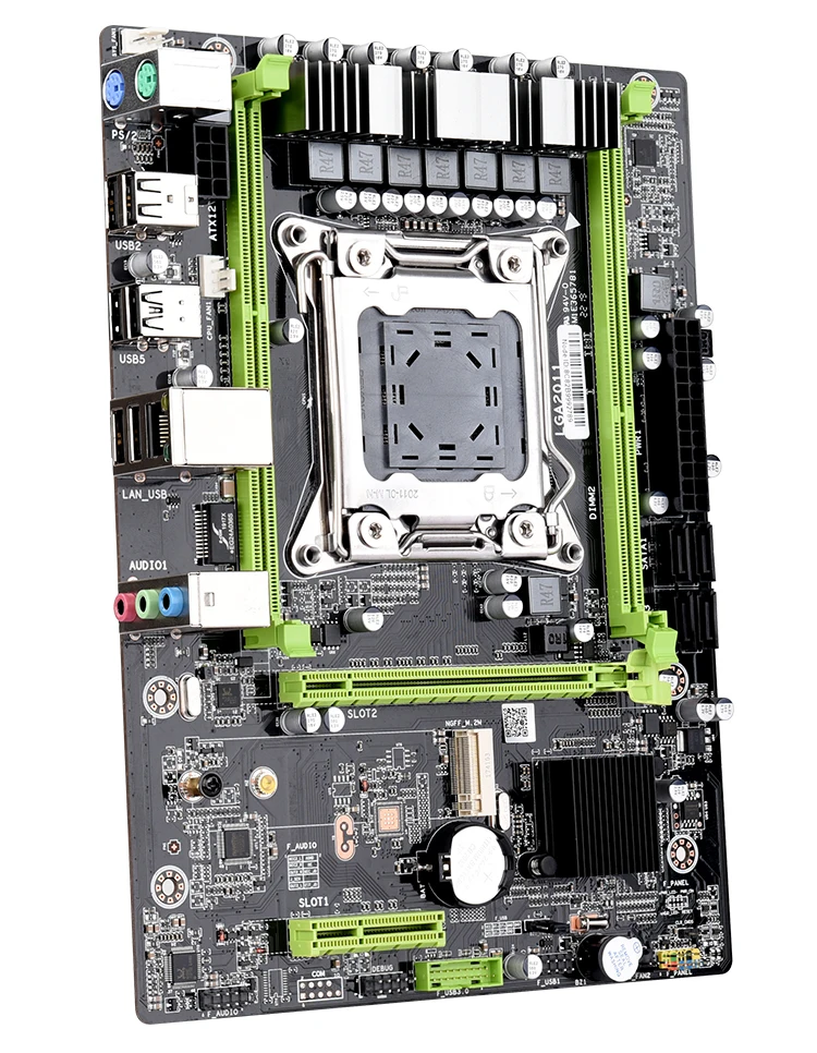 X79 M2-U2 материнская плата LGA2011 ATX USB2.0 SATA 3 ГБ/сек. PCI-E NVME M.2 SSD поддержка памяти REG ECC и процессор Xeon E5