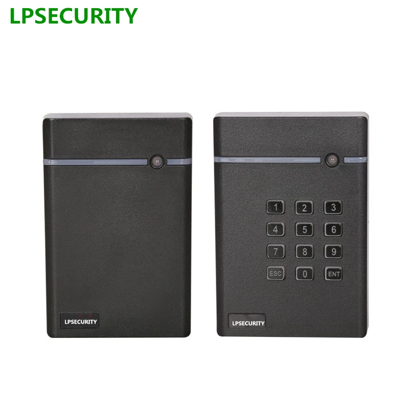 

LPSECURITY 13.56MHz IC or 125Khz RFID Reader EM ID Card RFID Tag Reader WG26 Waterproof for Door Access Control System