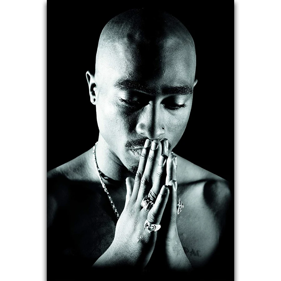 S2461 2pac Тупак Шакур Outlaw Rap музыкальный Рэппер Star настенная живопись Печать На