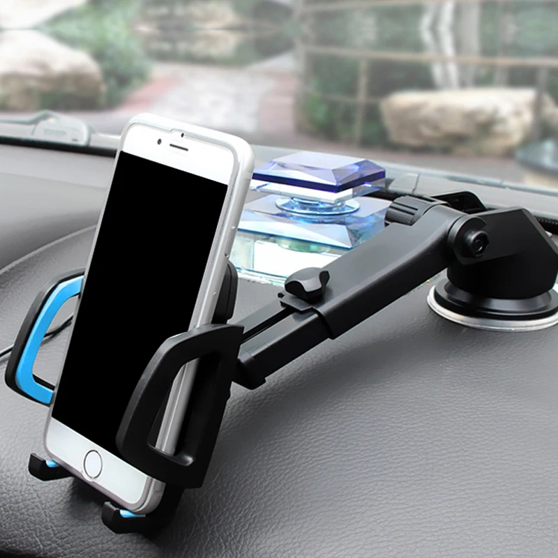 Car mobile phone stand instrument table bracket multi - functional general purpose adjustable telescopic | Автомобили и мотоциклы