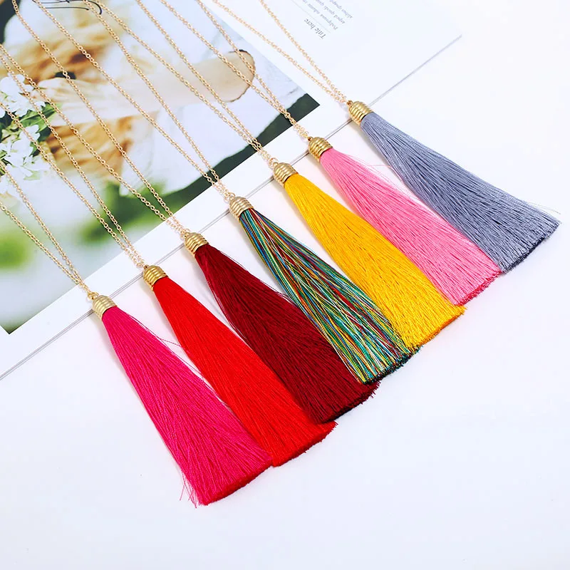 

Initial Necklace Boho Bohemian Ethnic Tassel Collier Ras Du Cou Collares Largos De Moda 2019 Collier Sautoir Long Lange Ketting