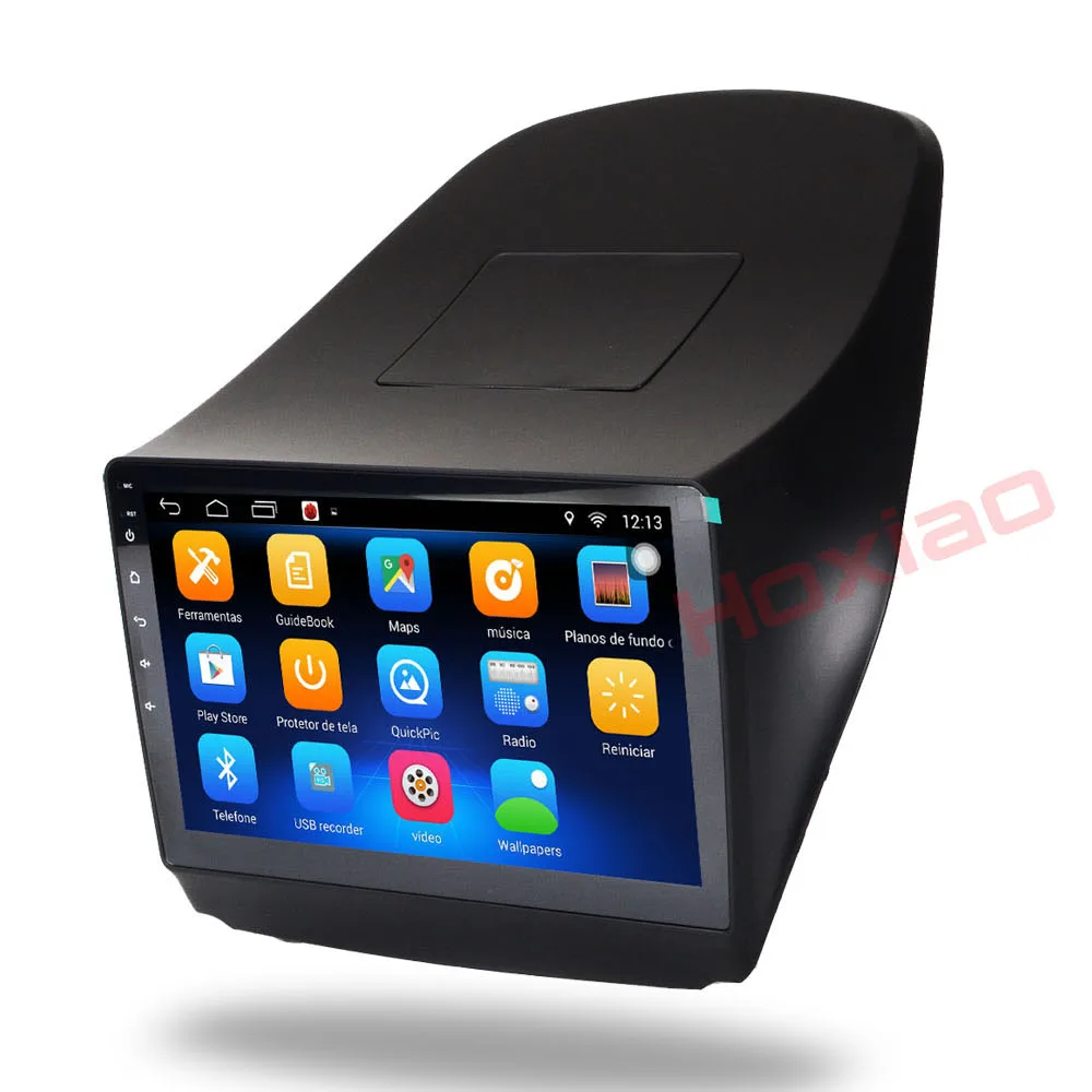Android 2Din автомобильный DVD для Hyunda IX35 Tucson 2010 2015 четырехъядерный 1024*600 Автомобильный