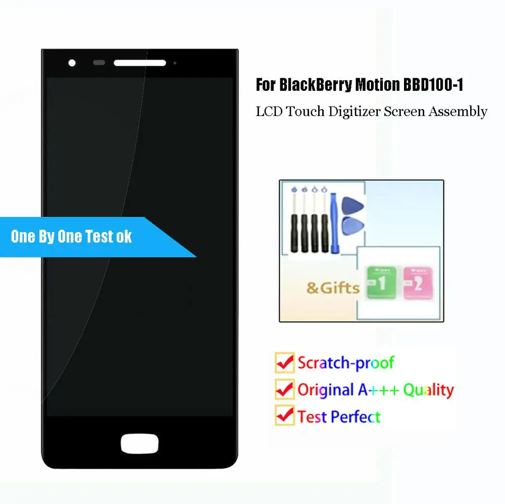Оригинальное лучшее качество для BlackBerry motion ЖК-экран+ кодирующий преобразователь сенсорного экрана в сборе части для Blackberry motion