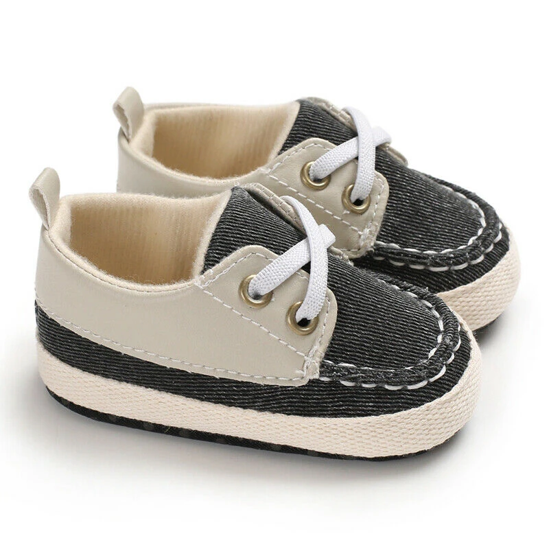 Мягкая Повседневная обувь для новорожденных мальчиков; Лоскутная хлопковая подошва; обувь для кроватки; повседневные кроссовки; спортивная обувь