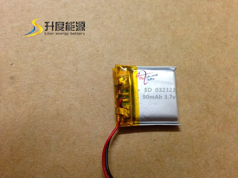 Alibaba нетрадиционные 90 мАч литий-полимерный аккумулятор, 3.7 В lipo 90 мАч батареи 032323