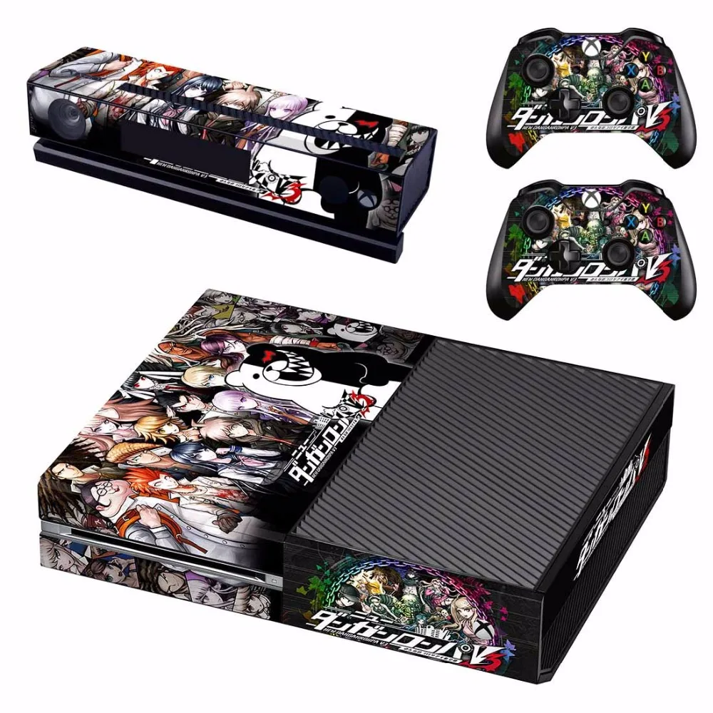 

New Danganronpa V3 Vinyl Skin Decal Cover for Microsoft Xbox One Console & Kinect & 2 controller skins