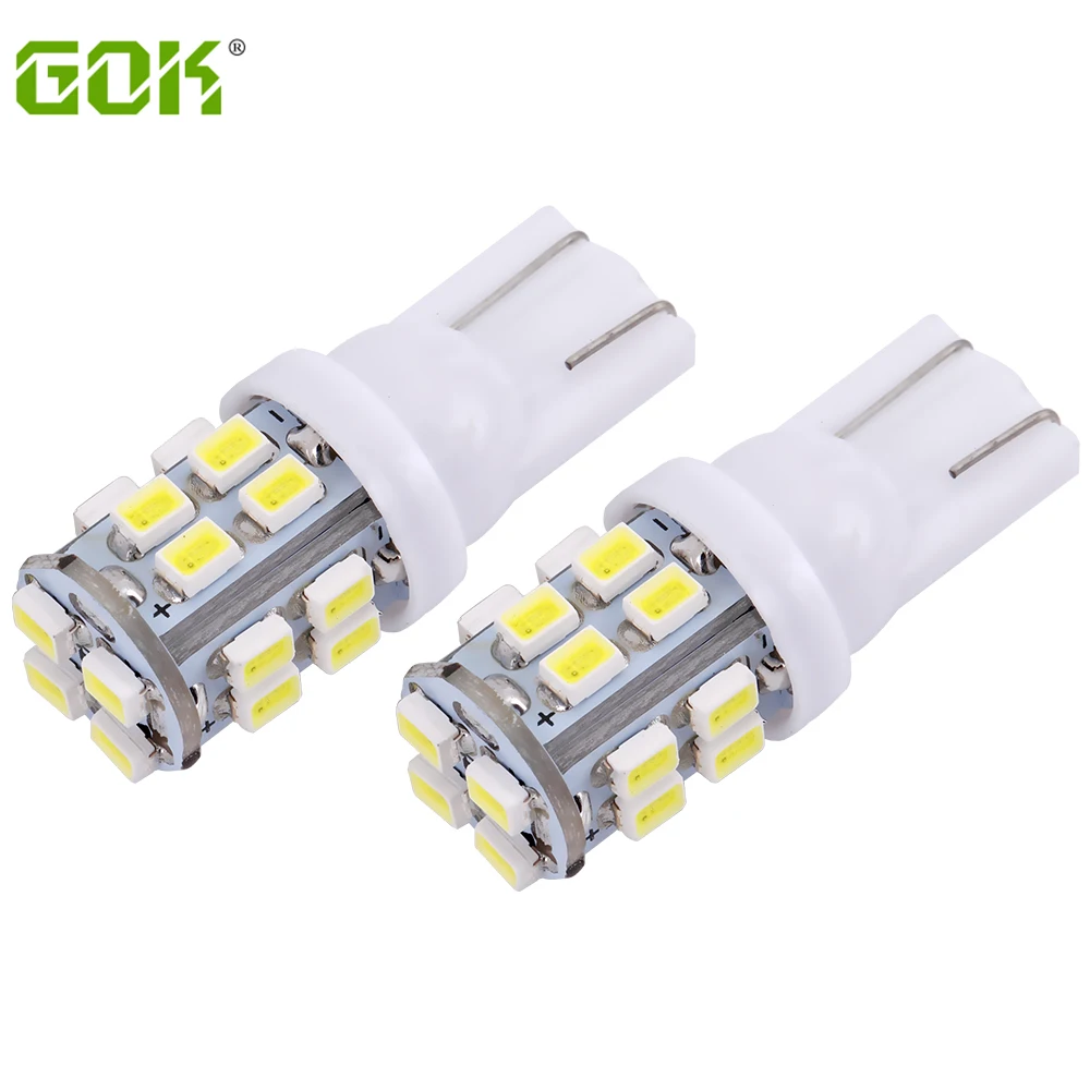 2 шт. высокое качество T10 led 20smd 1206 3020 Автомобильный W5W t10 20LED 196 194 168 автомобильный