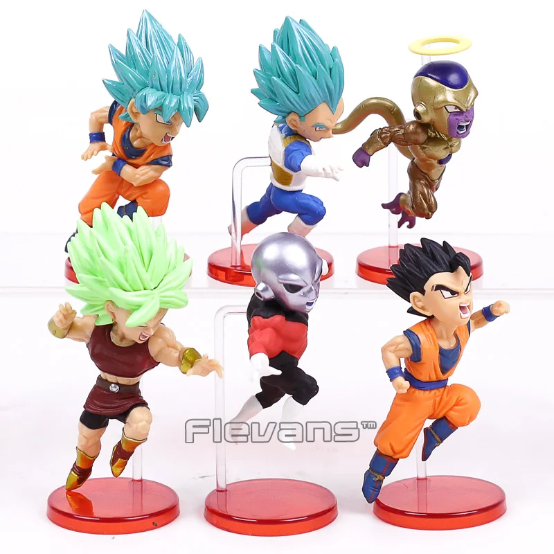 6PCS full set HOT Anime Dragon Ball Super vol.9 Jiren Goku Kale