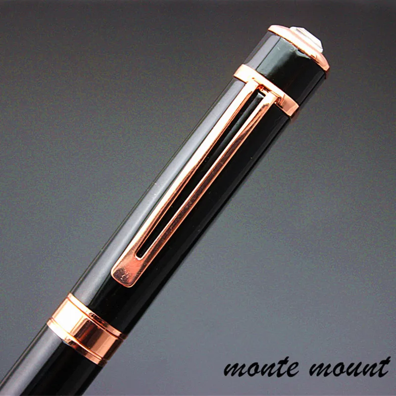 MONTE MOUNT Black Ballpoint Pen stationery office business luxury
