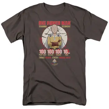

One Punch Man TRAINING REGIMENT Adult T-Shirt All Sizes Casual Plus Size T-Shirts Hip Hop Style Tops Tee S-3Xl