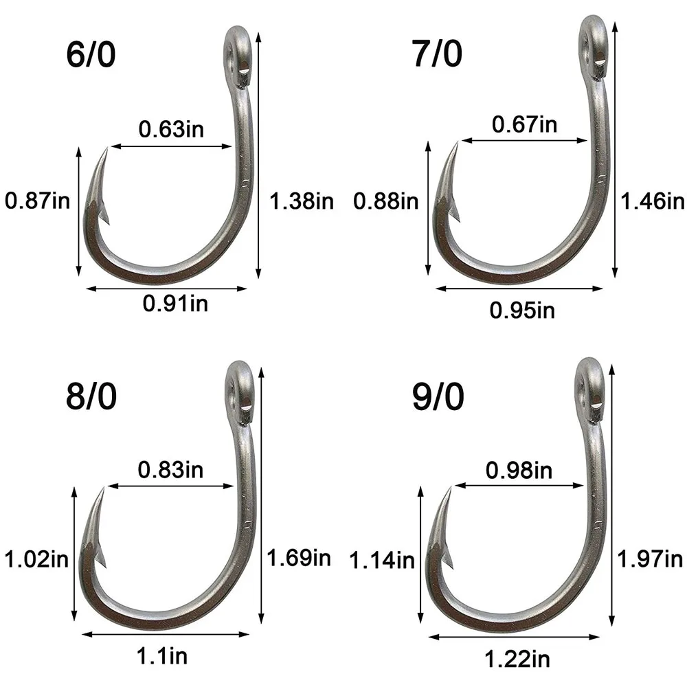 30 шт. 10884 Нержавеющая сталь бронзовых морских рыболовных крючков Big Game» для рыбалки в соленых водах, круг, крючки, станок и Размеры 2/0 3/0 4/0 5/0 6/0 7/0 8/0 9/0 10/0 12/0