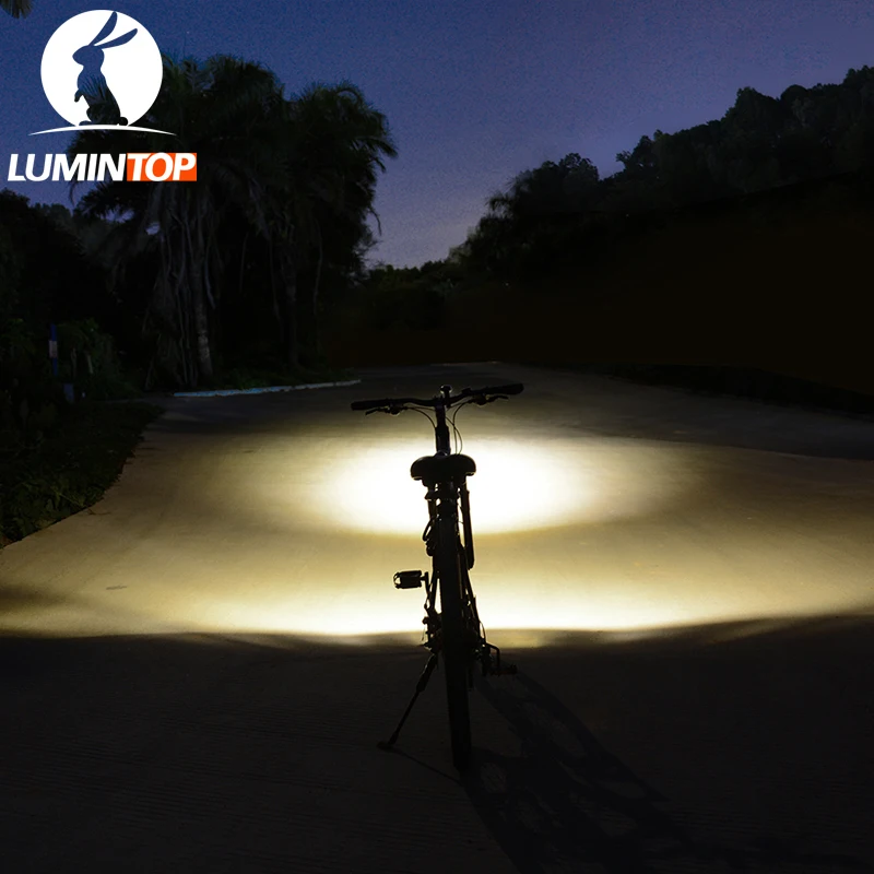 LUMINTOP C01 Bike Light Cree XP-G3 USB Rechargeable 360-degree Rotatable Cycling Riding Flashlight with Adjustable Bike Mount