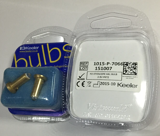 

keeler 1015-p-7066 FO otoscope halogen bulb 2.8v This price contains 2bulbs only DHL FREE SHIPPING