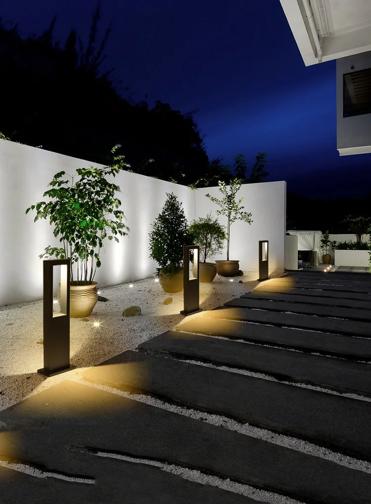 Lâmpada do Gramado Simples e Moderno ao ar Livre à Prova Dwaterproof Água Jardim Paisagem Luzes Villa Led Ip65 14 (ip65) lâmpada do gramado simples e moderno