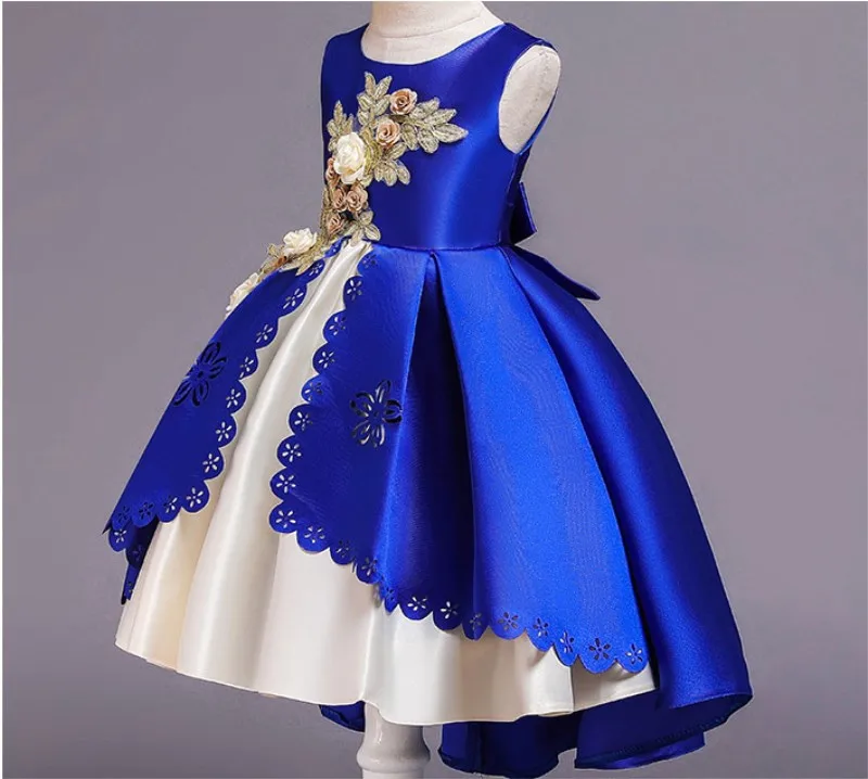 High quality Flower Girls Wedding Dress For Girls Party Dress Children Costume Kids Dresses For Girls Princess Dress 3 6 10 Year