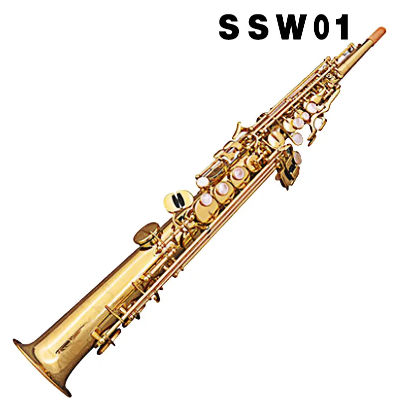 

New Japan YANAGISAWA SSW01 Bb flat Soprano saxophone High Quality musical instruments YANAGISAWA Soprano professional