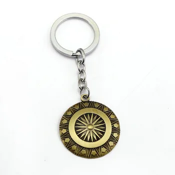 

12pcs/lot Wonder Woman Keychain Diana Shield Key Ring Holder Metal Fashion Car Bag Chaveiro Key Chain Pendant Movie Jewelry
