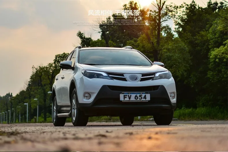 Doxa автомобильный Стайлинг для 2013- RAV4 светодиодный фары RAV 4 фары светодиодный DRL Bi Xenon объектив Высокий Низкий луч парковка противотуманная фара