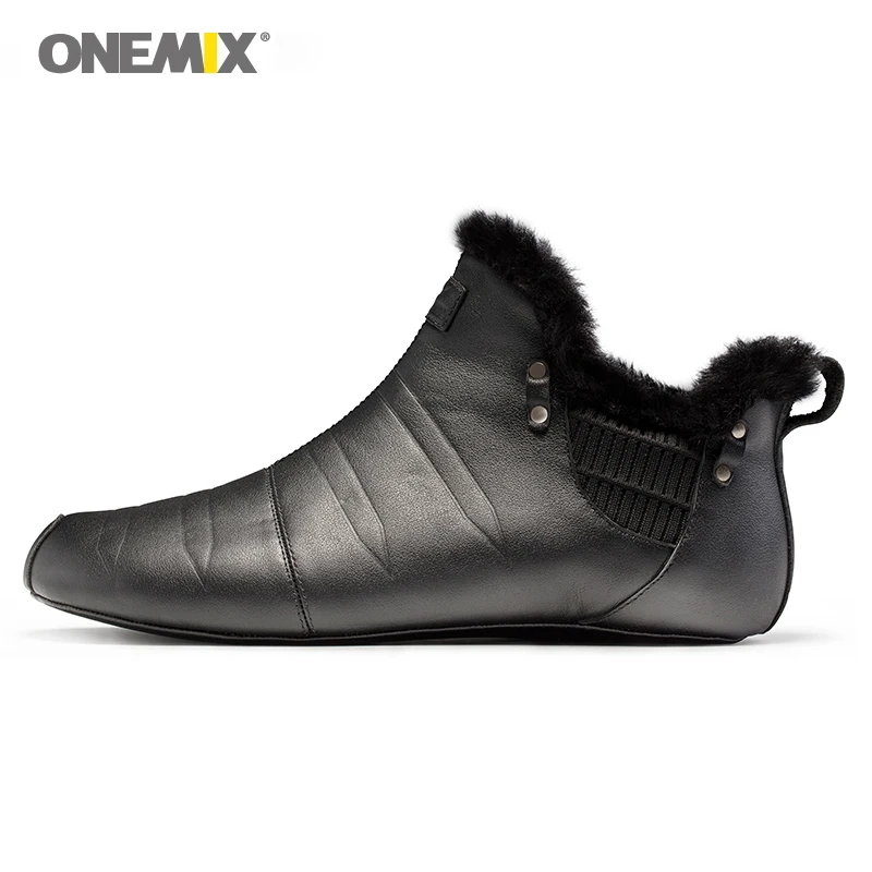 Рабочая теплая прогулочная обувь Onemix унисекс для мужчин без клея бега уличные