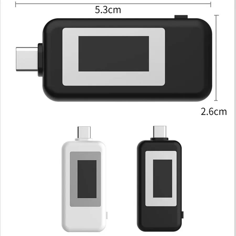 Многофункциональный usb type-C разъем/тестер штепсельной вилки 0-5.1A ток 4-30 в разъем напряжения батарея заряд Банк питания Скидка 40