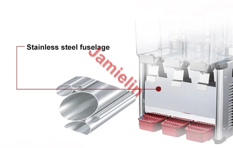 Jamielin 9L* 3 чай с молоком магазин трехцилиндровый холодный напиток Электрический аппарат для коммерческого использования холодной и горячей автомат для наливания напитков цена