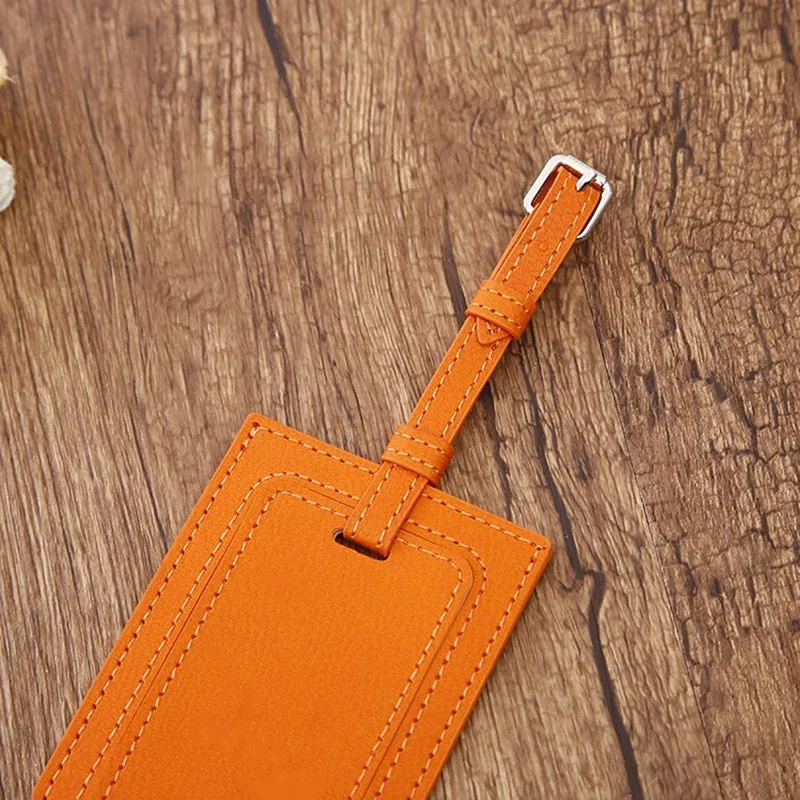Travel Accessories PU Leather Luggage Tag Suitcase ID Address Holder Baggage Boarding Tags Portable Label High Quality Wholesale Travel Accessories PU Leather Luggage Tag Suitcase ID Address Holder Baggage Boarding Tags Portable Label High Quality Wholesale