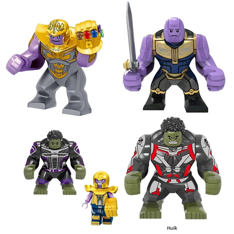 

Super Heroes Sinestro Venom Anti-Hulk Thanos Anti-venom Big Doll Action Figures For children Toys gifts compatible legoings