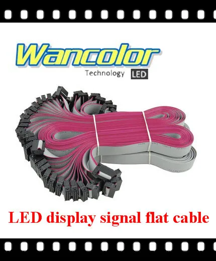 

free shipping DIY LED display 16cm Long Flat Wire/ Hub Cable for LED Display, LED Screen Accessories(20pcs)