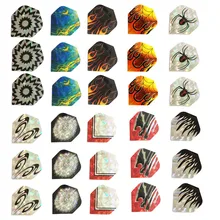 30 шт. 10 видов стилей Dart лазерной Перелёты для мягкий наконечник Дартс и Сталь Совет Дартс тонкий Дартс Перелёты флаг