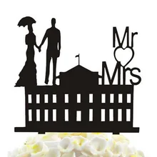100 шт./лот креативный Mr lover Mrs дизайн акриловый для свадебного торта вставленная карта свадебный торт Топпер украшения для торта для вечеринки
