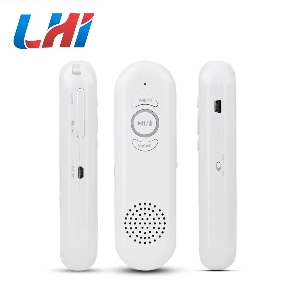 

Newest Professional Abroad Portable Handheld Smart Chinese-English Two-Way Real Time Voice Speech Translator Music Player