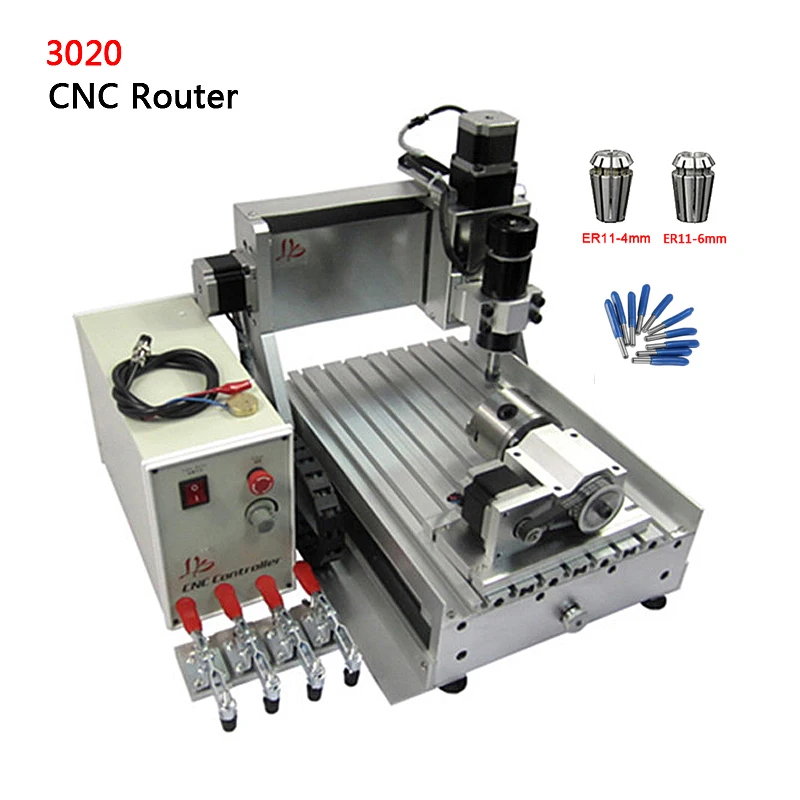 

DIY CNC Router 3020 500W spindle USB port CNC machine for wood hobbyer