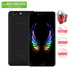 Leagoo T5 5.5 “FHD 4 г смартфон 4 ГБ Оперативная память 64 ГБ Встроенная память 13MP Восьмиядерный MT6750 Настоящее двойной камеры мобильного телефона Android 7.0 отпечатков пальцев