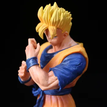 

22cm Dragon Ball Z Goku Action Figure PVC Collection Model toys brinquedos for christmas gift have the base
