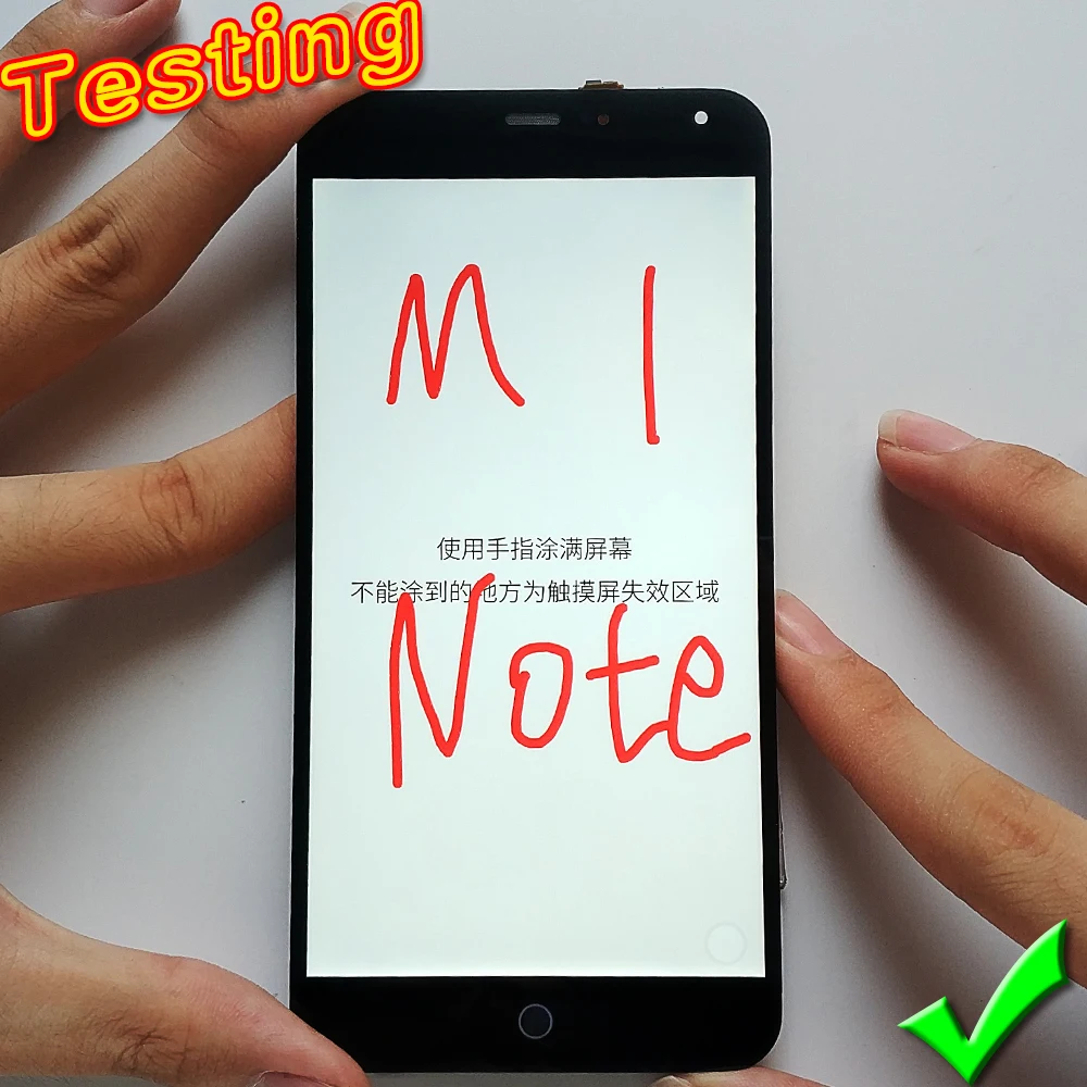 ЖК дисплей без битых пикселей для Meizu M1 Note сенсорный экран 5 дюйма дигитайзер в