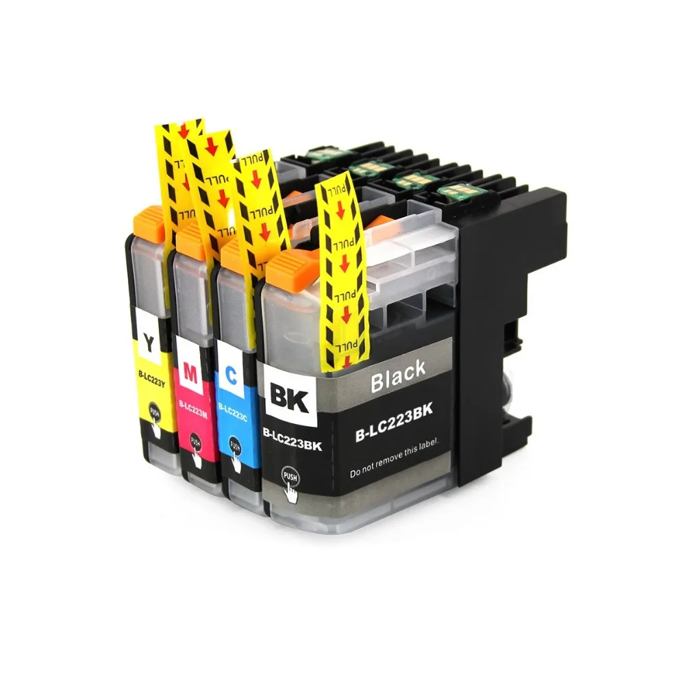 Full Ink 4 PCS Ink Cartridge LC223 Printer for Brother MFC J5620DW MFC