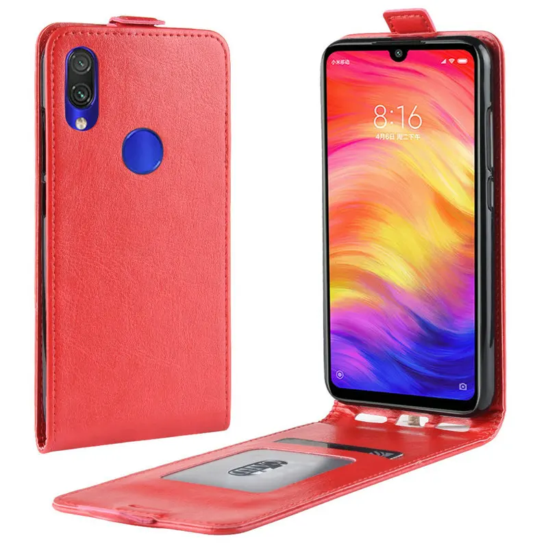 Кожаный чехол с откидной крышкой для Xiaomi Redmi 7 Note Pro Note7 6 32 Гб 64 ГБ Ретро Бумажник