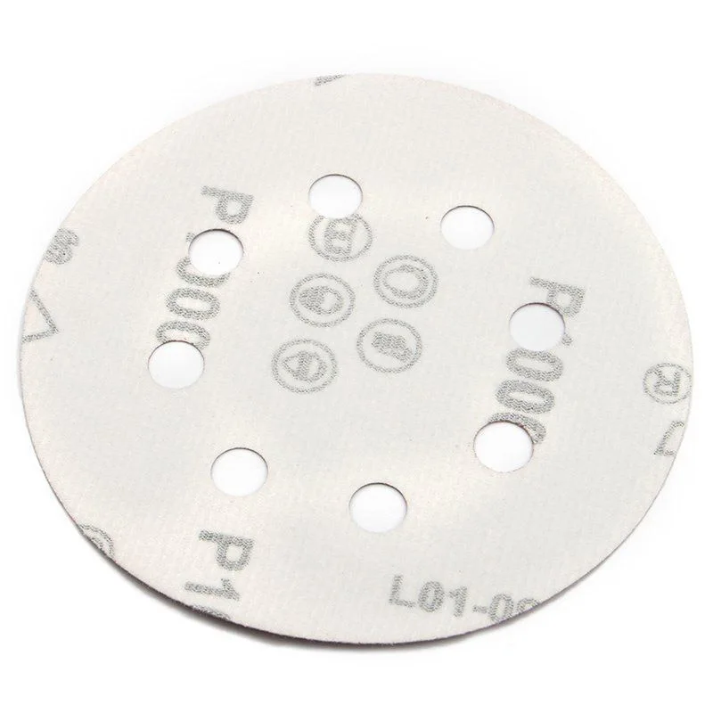 25 шт 5 дюймов 125 мм(5 шт каждый) 8 отверстий шлифовальные диски 600-1200 абразивная пилка T1