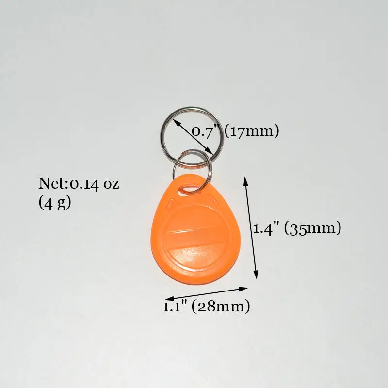 125 кГц EM4305 Перезаписываемый RFID Брелок тег жетон карта контроля доступа