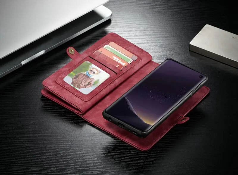 Case de Telefone para Samsung Bolsa Wristlet Galaxy Plus Ultra S10 5g Mais S10e Coque Luxo Couro Fundas Capa Acessórios S20 14 Estojos p carteira