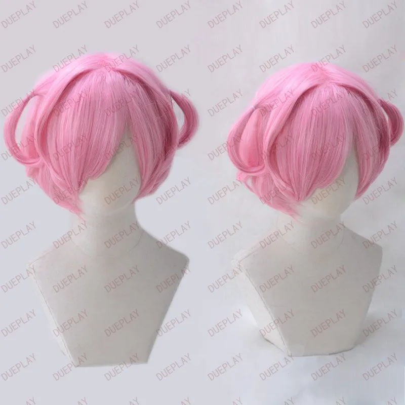 

Doki Doki Literature Club Natsuki Pink Hair Short Straight Cosplay Wig