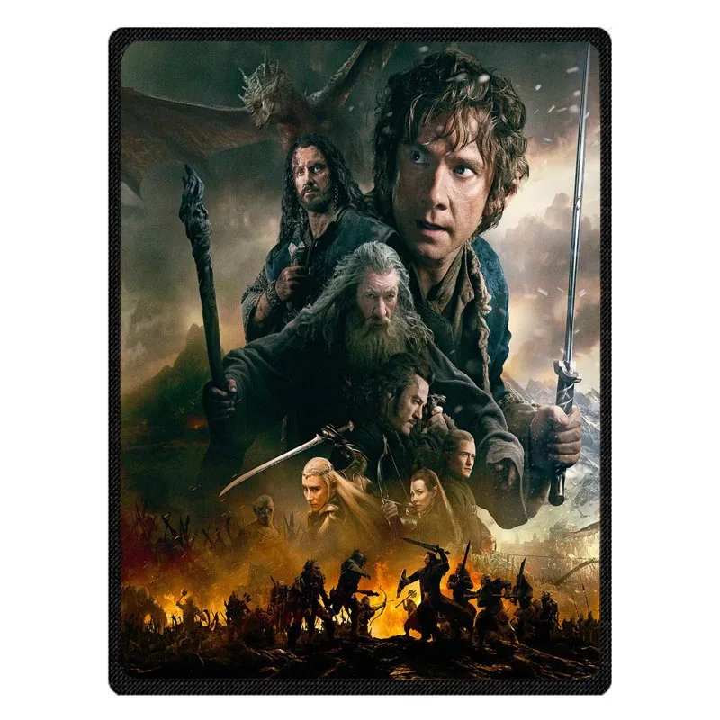 

Bedding Bedspread Super Soft Flannel Blankets Custom Portable Plaids Bed Covers Quilt The Hobbit Sofa Throw Blanket