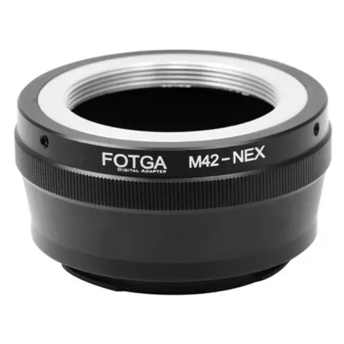 Адаптер объектива FOTGA для металлических M42 Sony E mount NEX3 NEX5 NEX6 NEX7 A7 A7R A7S A6000 камер|adapter