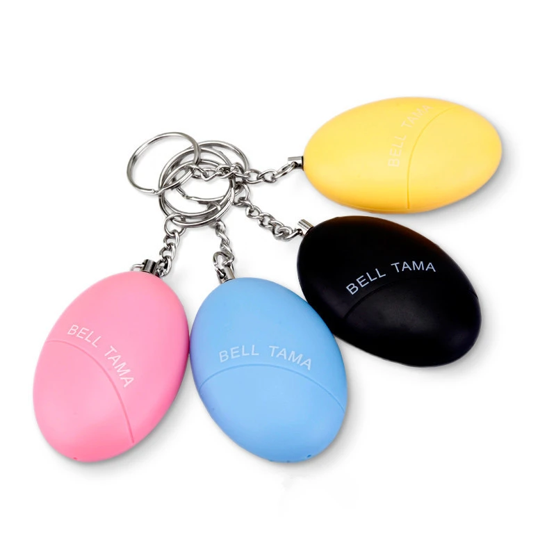 

Self Defense Alarm 120dB Egg Shape Girl Women Security Protect Alert Personal Safety Scream Loud Keychain Emergency Alarm